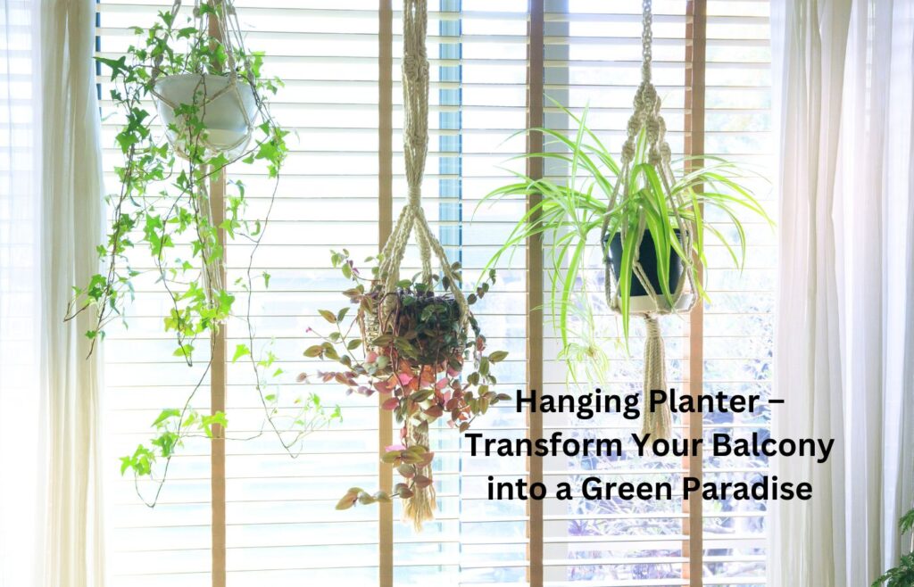 Hanging Planter  - Transform Your Balcony into a Green Paradise